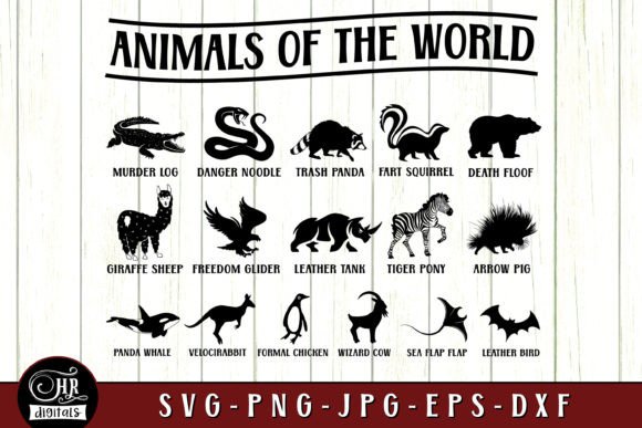 Animals of the World Graphics for Modern Crafts