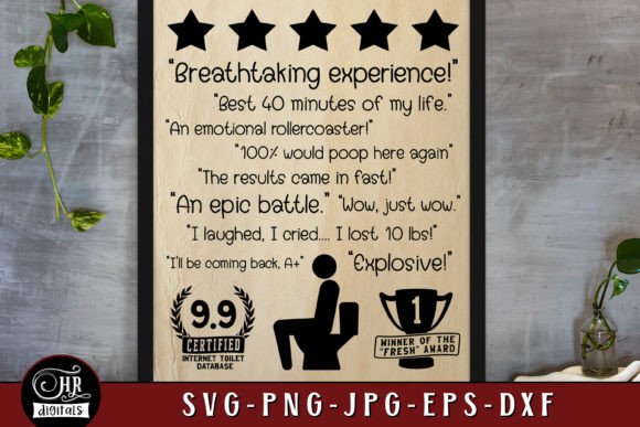 Bathroom Reviews, Funny Bathroom Sign: A Designer's Real-World Embroidery Review