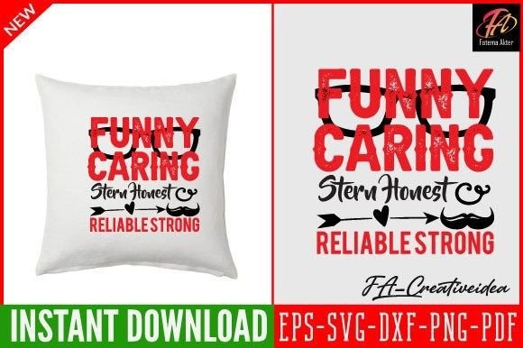 Funny Caring Stern Honest Svg Design for Graphics and Crafts