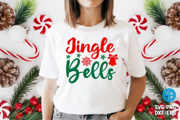 Funny Christmas Jingle Bells SVG Design for Crafts and Graphics