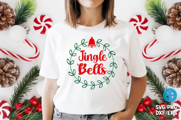 Funny Christmas Jingle Bells SVG Graphics for Crafts