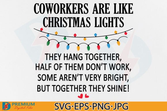 Funny Coworker Christmas Gift SVG PNG Graphics for Crafts